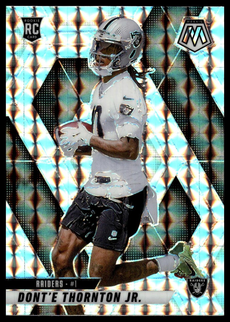 2025 Panini Mosaic #369 Dont'e Thornton Jr. Silver Rookie RC