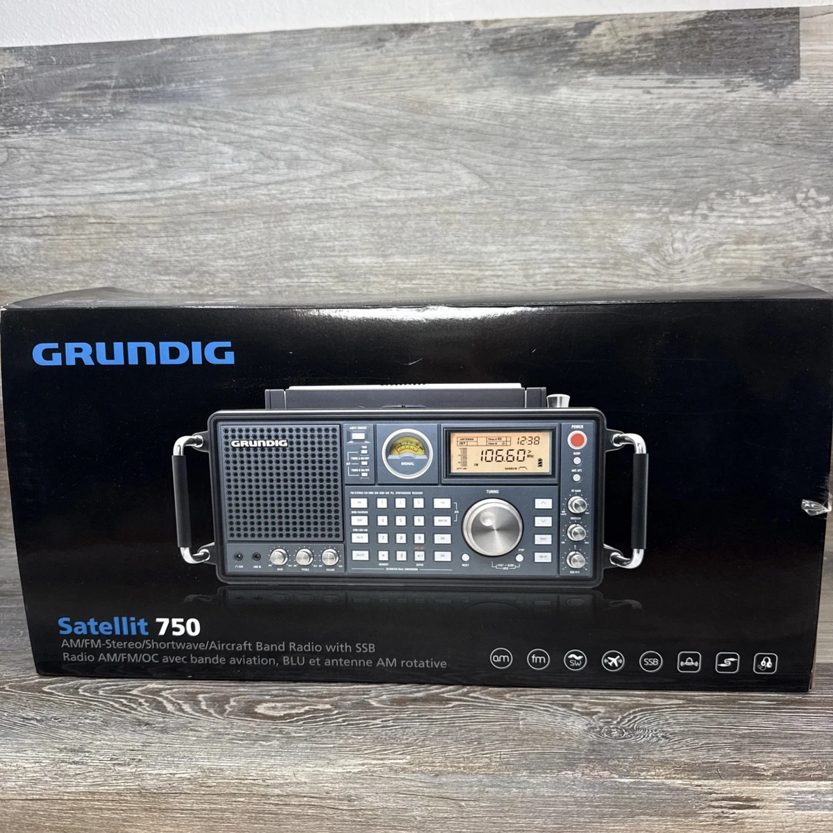 Récepteur Radio Toutes Bandes, Radio AM FM à Ondes Courtes et Ondes Moyennes, Radio Portable à