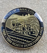 Renishaw Park Colliery Closure Badge - Miners Strike Badge, No 72 of 100