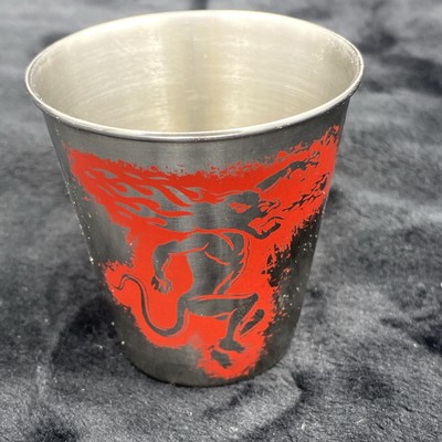 Fireball Cinnamon Whiskey Stainless Steel Metal Shot Glass With R Stamp Lot 12