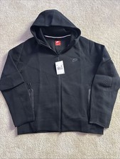 NWT Mens Nike Tech Fleece Windrunner Full-Zip Hoodie Black XXL 145 SOLD OUT 
