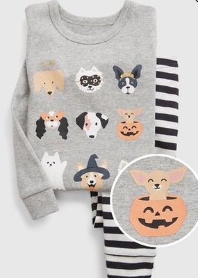 NWT Gap Kids Girls Halloween Pajamas dogs puppy u pick size