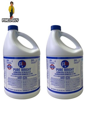 Lot Of 2 Pure Bright Germicidal Ultra Bleach 1 Gallon Each