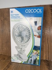 O2COOL Clip Fan Battery Operated Bed Clip Fan New