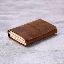 Leather Journal Cover,Custom Engraved Planner A6 A5 B5, Employee Coworker Gift