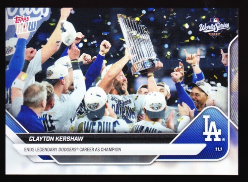 2025 Topps Now 927 Clayton Kershaw