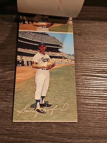 1962-65 LOS ANGELES DODGERS PLASTICHROME POSTCARD ALBUM COMPLETE SET WITH KOUFAX - Picture 19 of 20