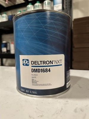 PPG Refinish Deltron DMD1684 Basecoat White Paint 1 Gallon