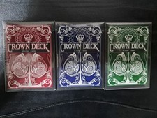 Crown Deck- Red Blue Green Playing Cards, Limited, The Blue Crown