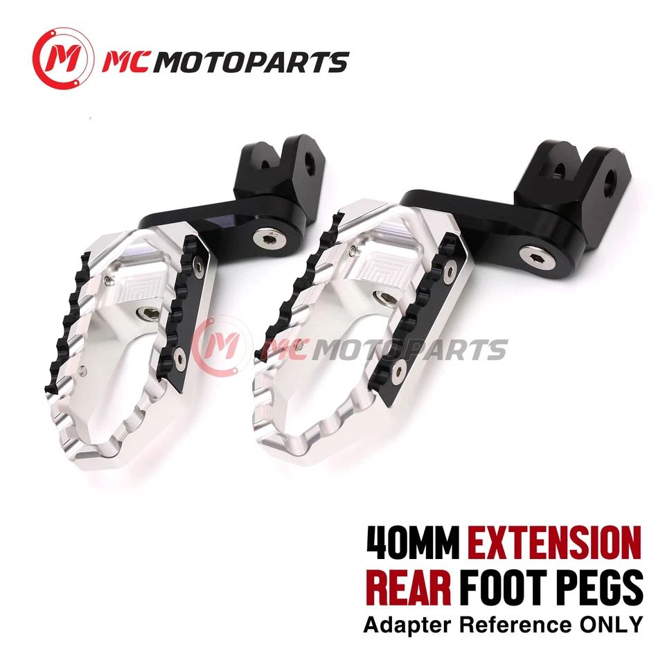 1.5 Inch Adjustable Rear Wide Foot Pegs For MV Agusta Brutale 675 750 F4 1000 Foto 2 de 4