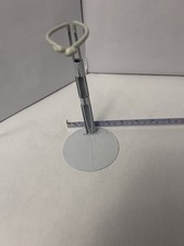 VTG White metal doll stand Adjustable Stand/display 6-10" Nicole Quality Value