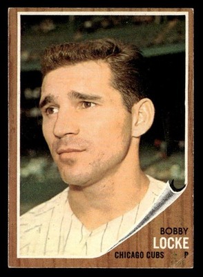 Bobby Locke 1962 Topps Card #359 Chicago Cubs VG-EX (Corner Crease)