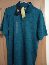 NWT UNDER ARMOUR GREEN PERFORMANCE 3.0 POLO SHIRT MEN'S SIZE SMALL NWT,,LOOK