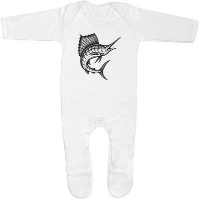 'Marlin Sailfish' Baby Romper Jumpsuits / Sleep suits (SS058302)