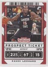 2020-21 Panini Contenders Draft Picks Prospect Ticket Kawhi Leonard #18 2l4