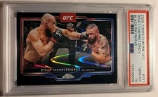 🔥2025 Topps Chrome UFC PSA 10 GEM MT 2/2 Rinat Fakhretdinov Black Ray Wave