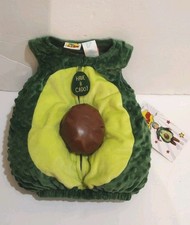 Fun Of A Kind Baby Avocado Halloween Costume 3-6 Months Textured No Hat 