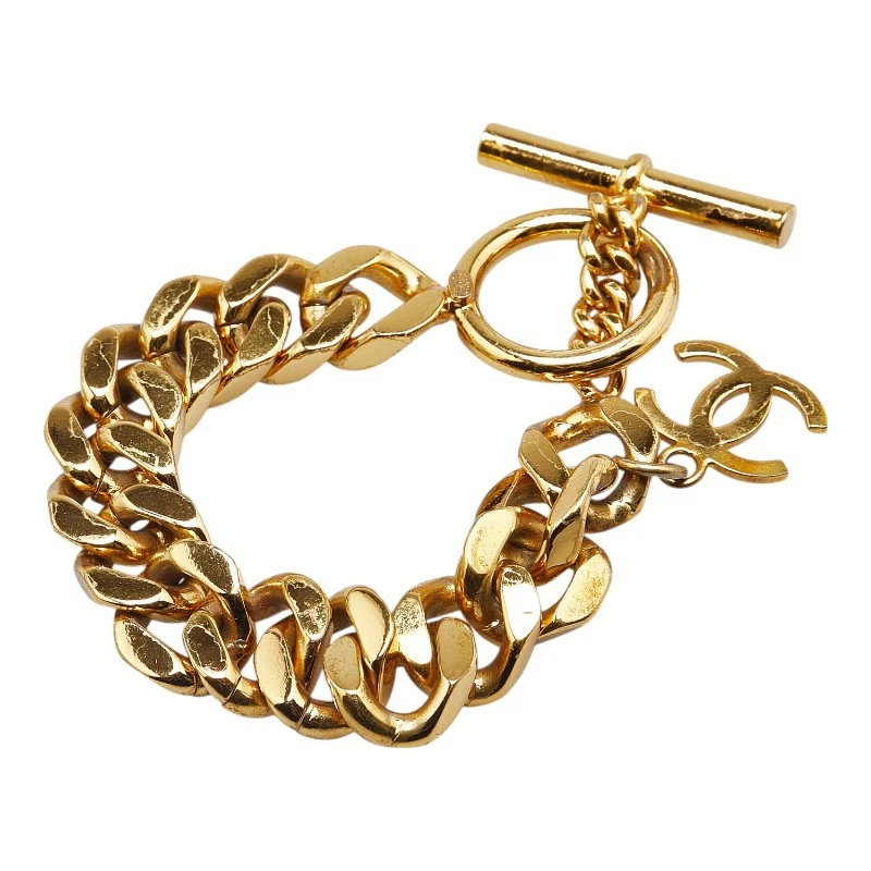 Bracciale Chanel Coco Mark donna placcato oro 16 cm AB