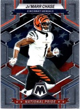 JA'MARR CHASE #264 2023 PANINI MOSAIC BENGALS NATIONAL PRIDE