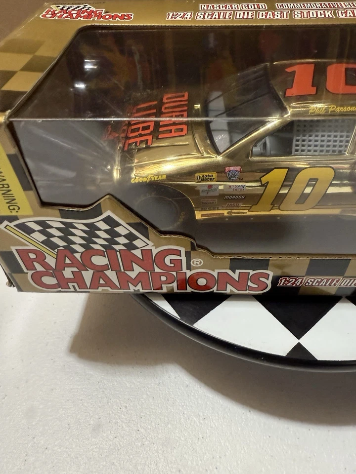 PHIL PARSONS #10 DURA LUBE GOLD 1998 1/24 Nascar Diecast - Image 3 of 4