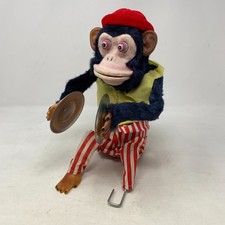 HC Jolly Cymbal Chimp Battery Operated w/Cymbals Untested No Batteries
