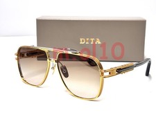 DITA KUDRU DTS436-A-01 Sunglasses Gold Unisex Gradient Lens