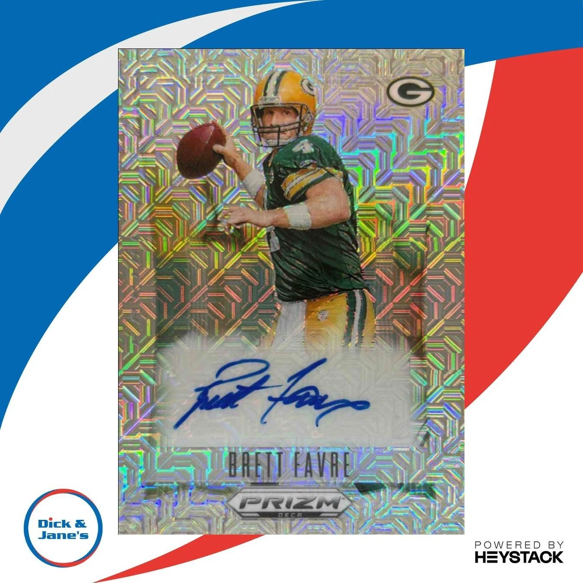 Panini Brett Favre Football Autographed Sports Trading Cards