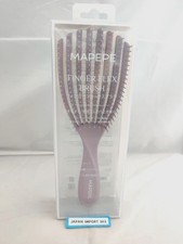 Mapepe Finger Flex Brush Purple Scalp Care Detangling Hair Brush Japan New