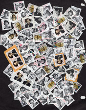 100+ Distinguished Americans Stamps, Unsorted, Used, On/Off Paper
