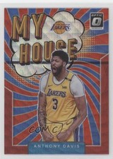 2021-22 Panini Donruss Optic My House Red Wave Prizm Anthony Davis #11 10xv