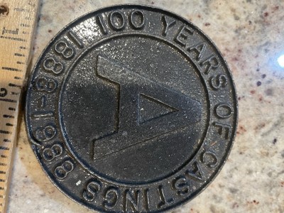 Vintage Hayes Albion Paperweight Souvenir 
