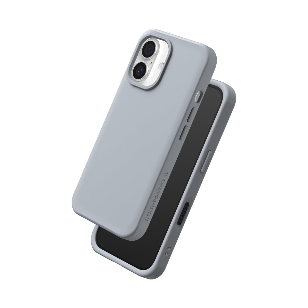 Coque iPhone 16 Plus SolidX gris en polycarbonate premium avec induction