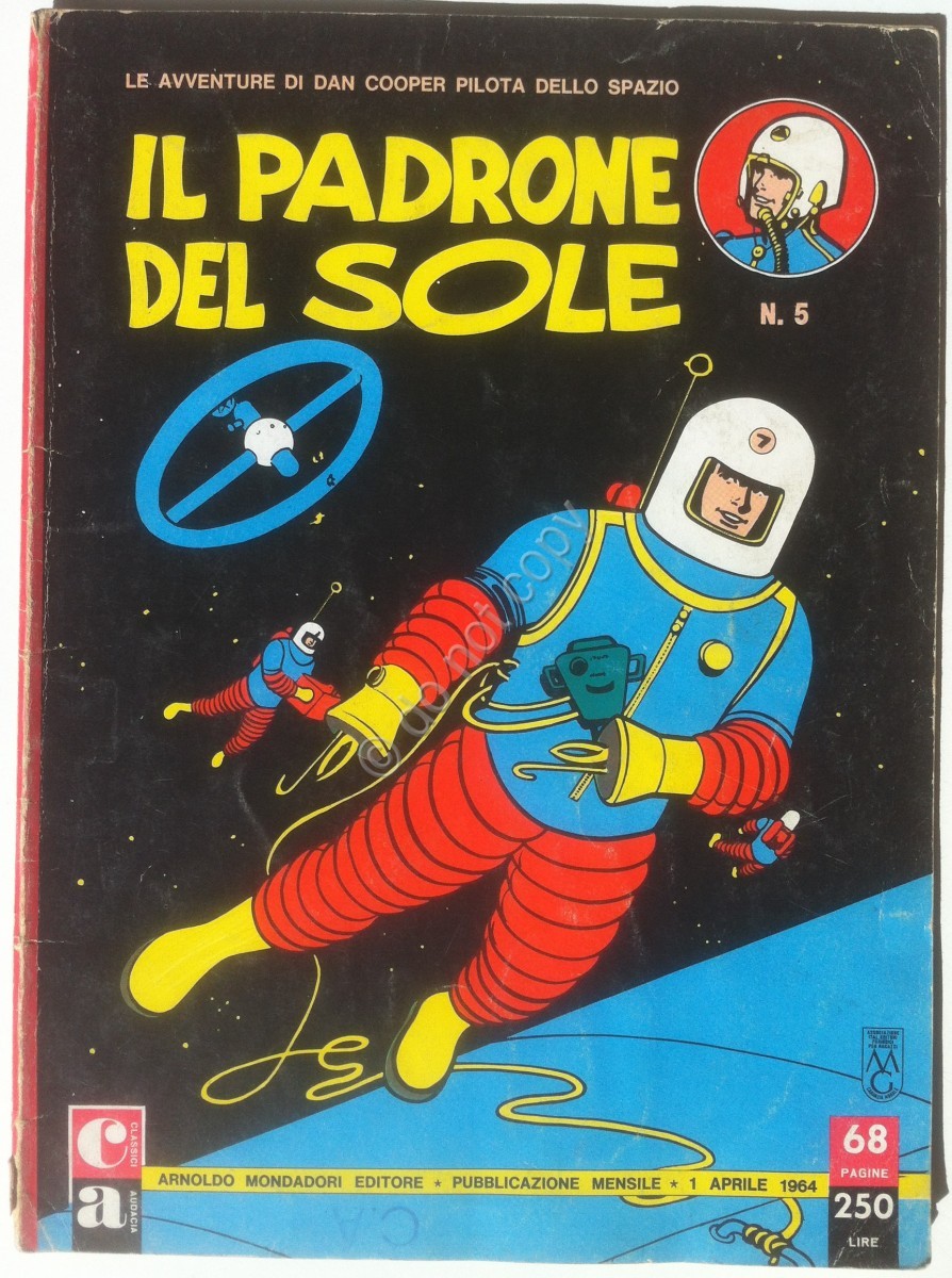 Dan Cooper - n° 5 1 Aprile 1964 - Il Padrone del Sole - Mondadori