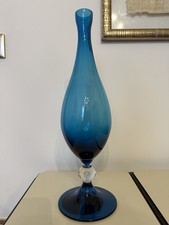 Vaso Di Murano Anni 70 Alto 42 Cm