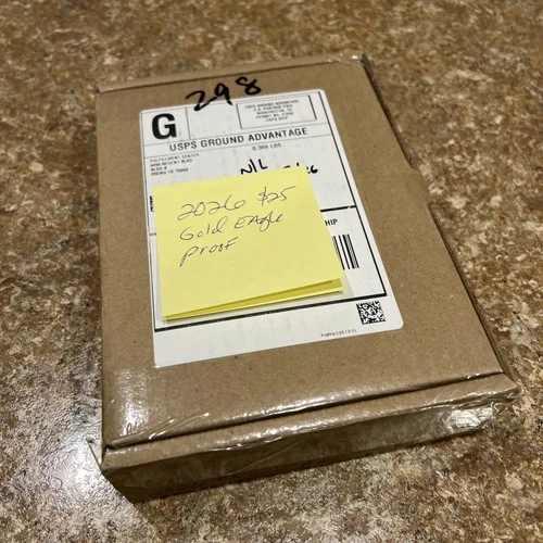 2026 W Gold American Eagle $25 Proof Coin, 1/2 OZ.  W/OGP (Sealed Box)
