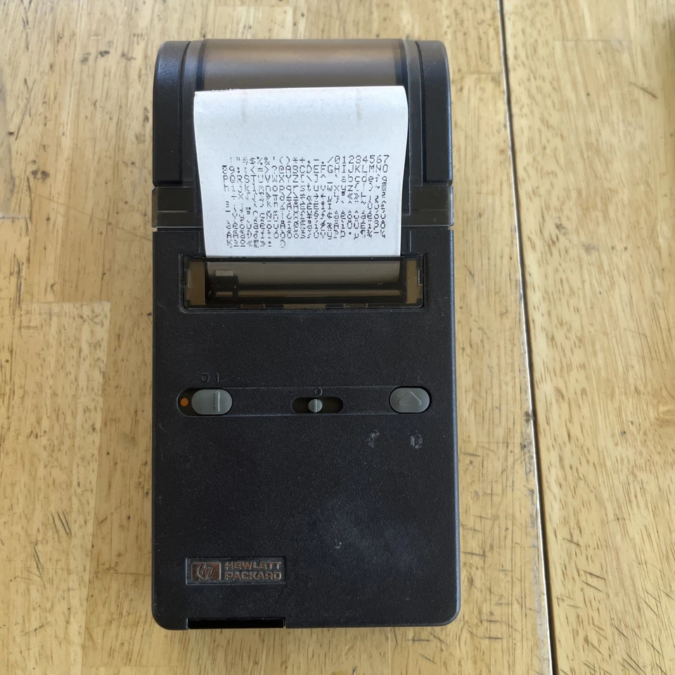 Impresora térmica infrarroja Hewlett Packard HP 82240A con papel, probada, funcionando Foto 2 de 4