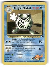 Misty's Poliwhirl MP 53/132 Unlimited Gym Heroes Pokemon Uncommon Regular on eBay