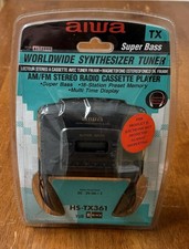 Rare NEW Sealed Aiwa HS-TX361 FM/AM Radio Cassette Player Walkman Auto Reverse