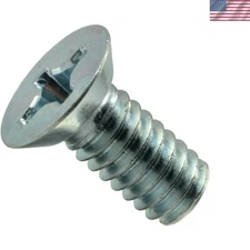 100-Piece Undercut Machine Screws 12-24 x 1/2 for Construction & Repairs