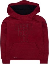 Nike Boys 4-7 "Just Do It Thermal Dri-FIT Fleece Pullover Hoodie