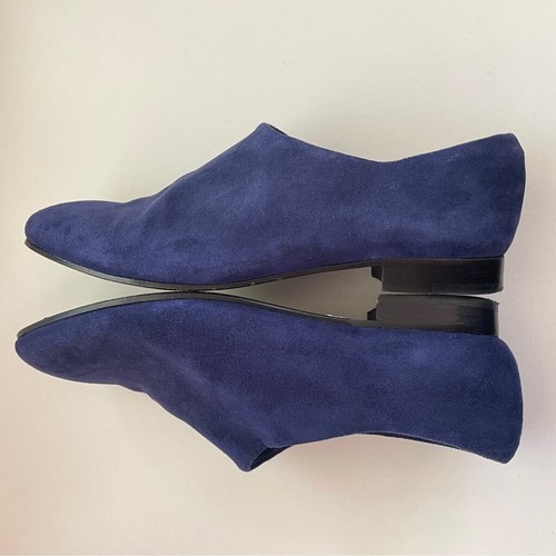 Opening Ceremony Charley Blue Suede Skip on Flats Shoes 38 8 - Picture 6 of 7