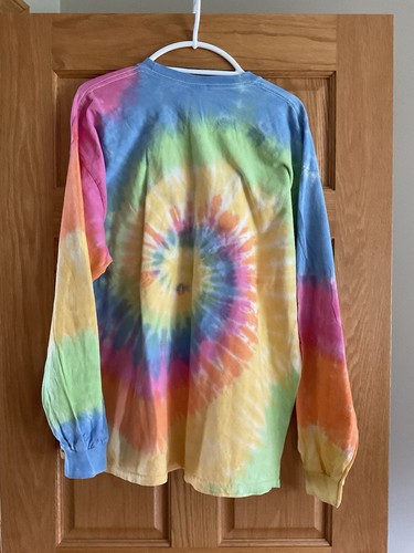 Long Sleeved Tie Dye Lightweight Sweatshirt 2XL - Picture 2 of 2