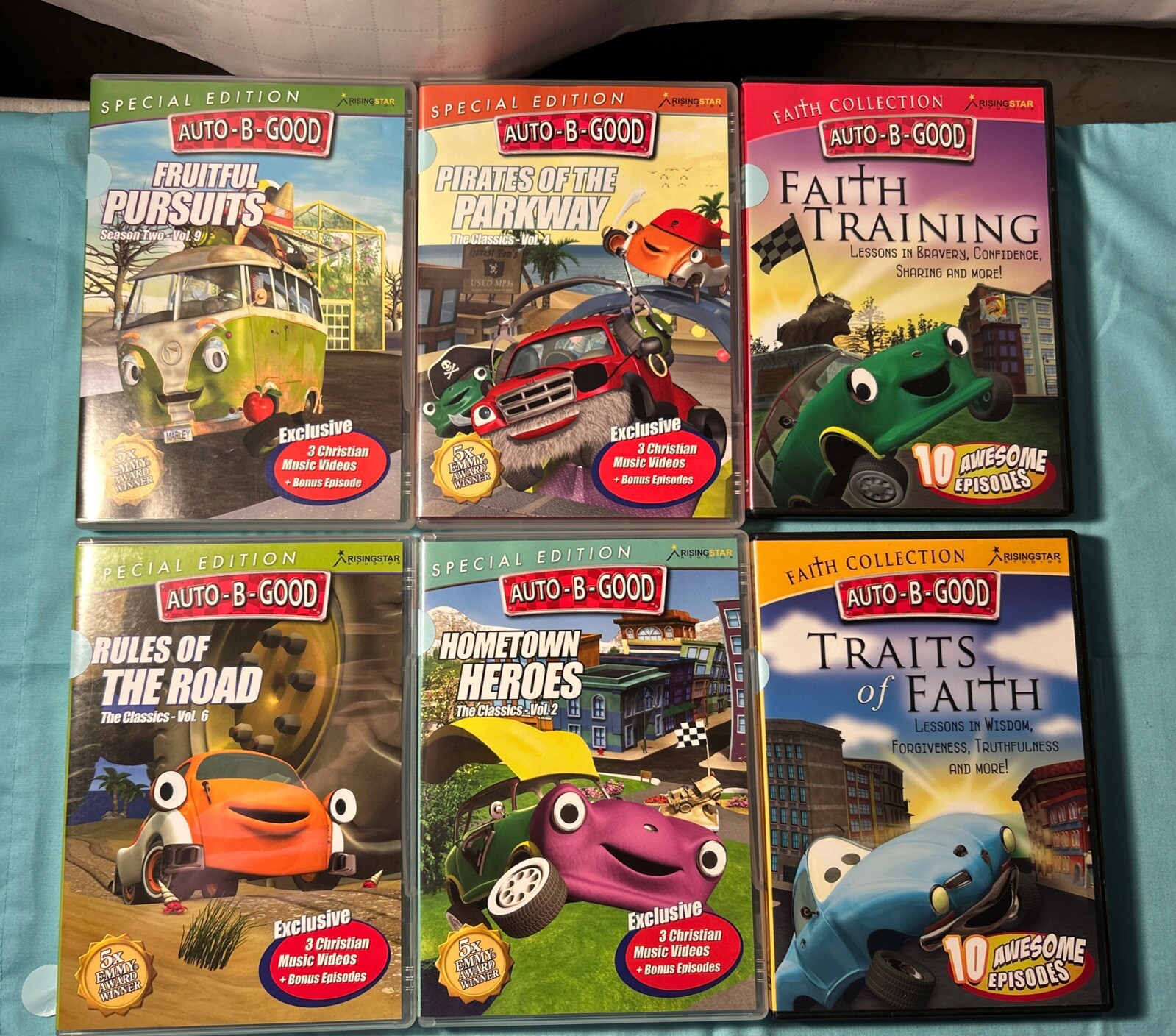 Special edition and faith collection, a lot of 6 Auto-B-Good Christian music