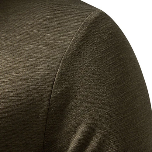 Men T Shirts Long Sleeve T-shirt Mens Henley Neck Daily Wear Casual Basic Top AU - Picture 21 of 41