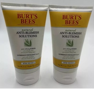 Anti Blemish Solutions Pore Refining  Burt's Bees Natural 2 Pk - 5/21- HTF-  NOS