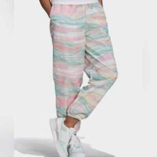Adidas Women's Size S Pink Marble Track/Jogger Pants NWT