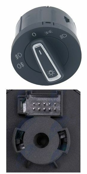 Commutateur feux d'éclairage lumineuse SEAT TOLEDO commande de phares antibrouillard