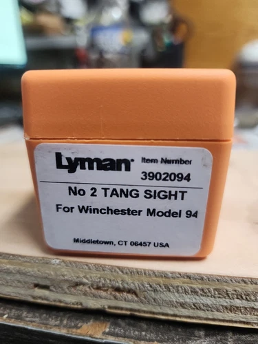 Lyman No. 2 Tang Peep Sight for Winchester 1894, 94, 92, hi & low wall Etc. New