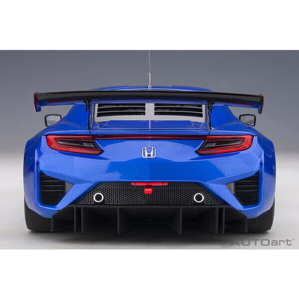 Autoart 1/18 Honda Nsx Gt3 2018 Hyper Blue No Opening Autoart 1/18 Honda Nsx Gt3 2018 Hyper Blue No Opening