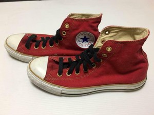converse red high cut